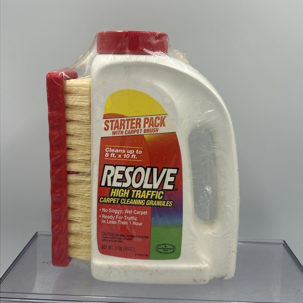 Vintage Resolve Carpet Cleaning Granules & Brush Starter Kit -Discontinued